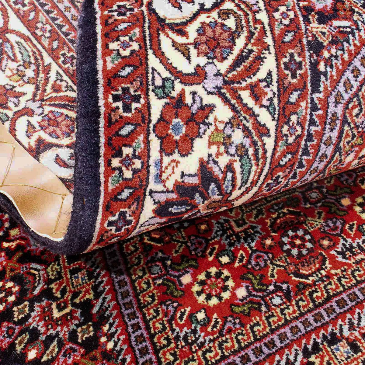 Dywan perski - Bijar - 182 x 112 cm - jasna czerwień