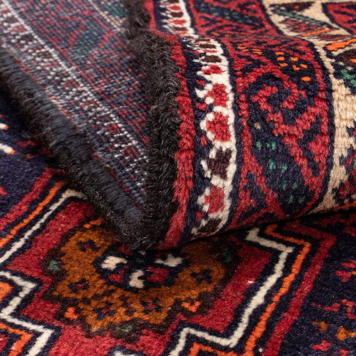 Biegacz Dywan beludżycki - 193 x 101 cm - czerwony