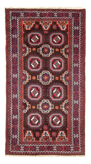 Biegacz Dywan beludżycki - 192 x 101 cm - czerwony