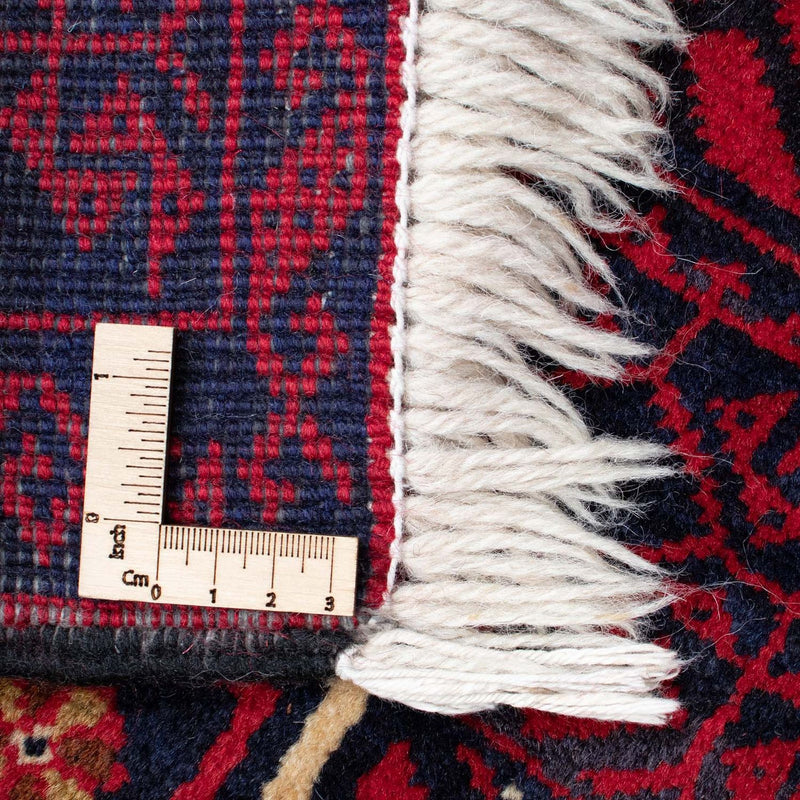 Dywan beludżycki - 146 x 84 cm - ciemna czerwień