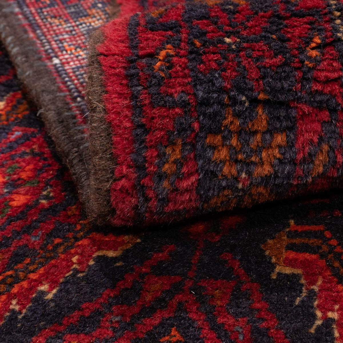 Dywan beludżycki - 168 x 89 cm - ciemna czerwień