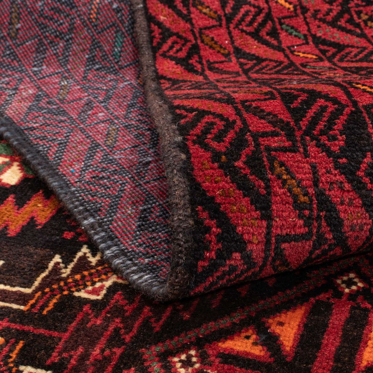 Biegacz Dywan beludżycki - 196 x 106 cm - czerwony