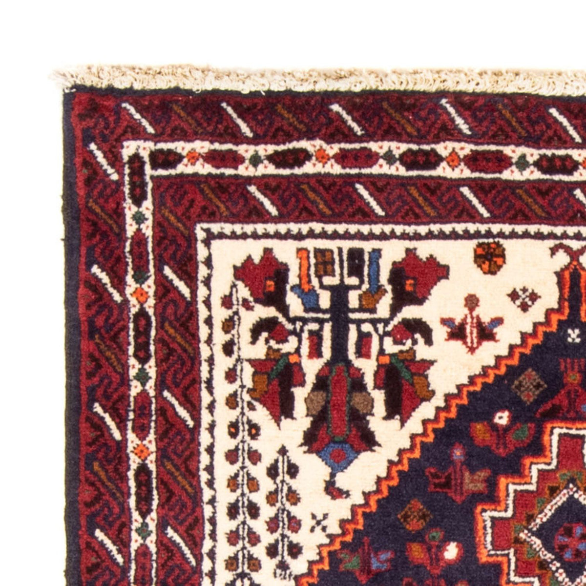 Biegacz Dywan beludżycki - 185 x 103 cm - ciemnoniebieski