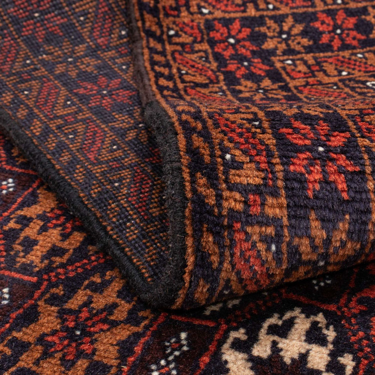 Biegacz Dywan beludżycki - 186 x 102 cm - ciemna czerwień