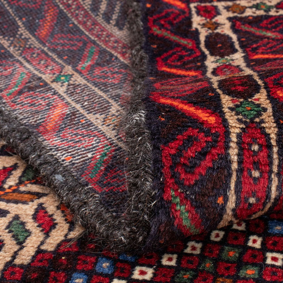 Biegacz Dywan beludżycki - 195 x 99 cm - wielokolorowy