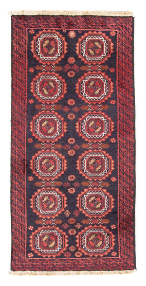 Biegacz Dywan beludżycki - 186 x 95 cm - ciemnoniebieski