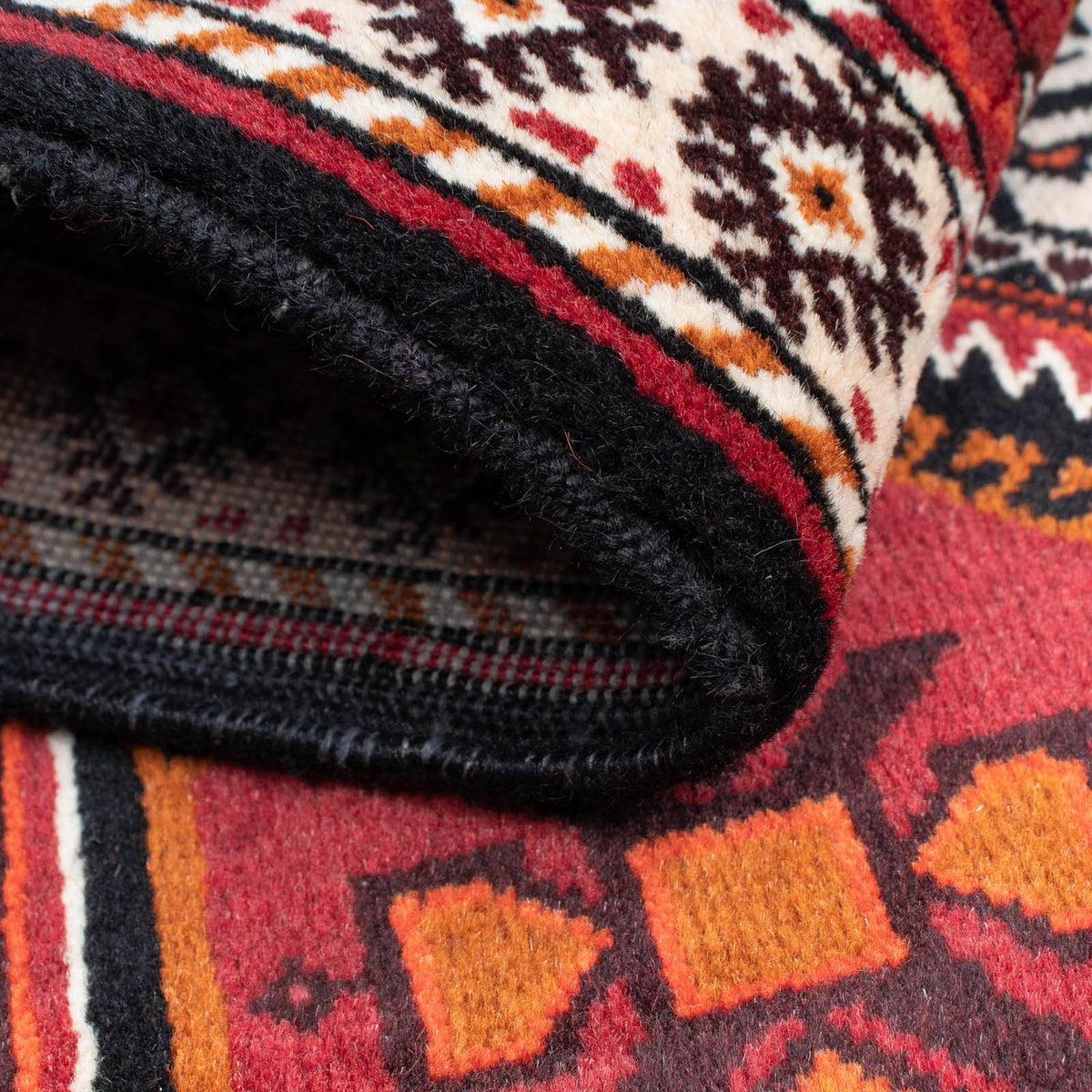 Biegacz Dywan beludżycki - 164 x 76 cm - ciemna czerwień