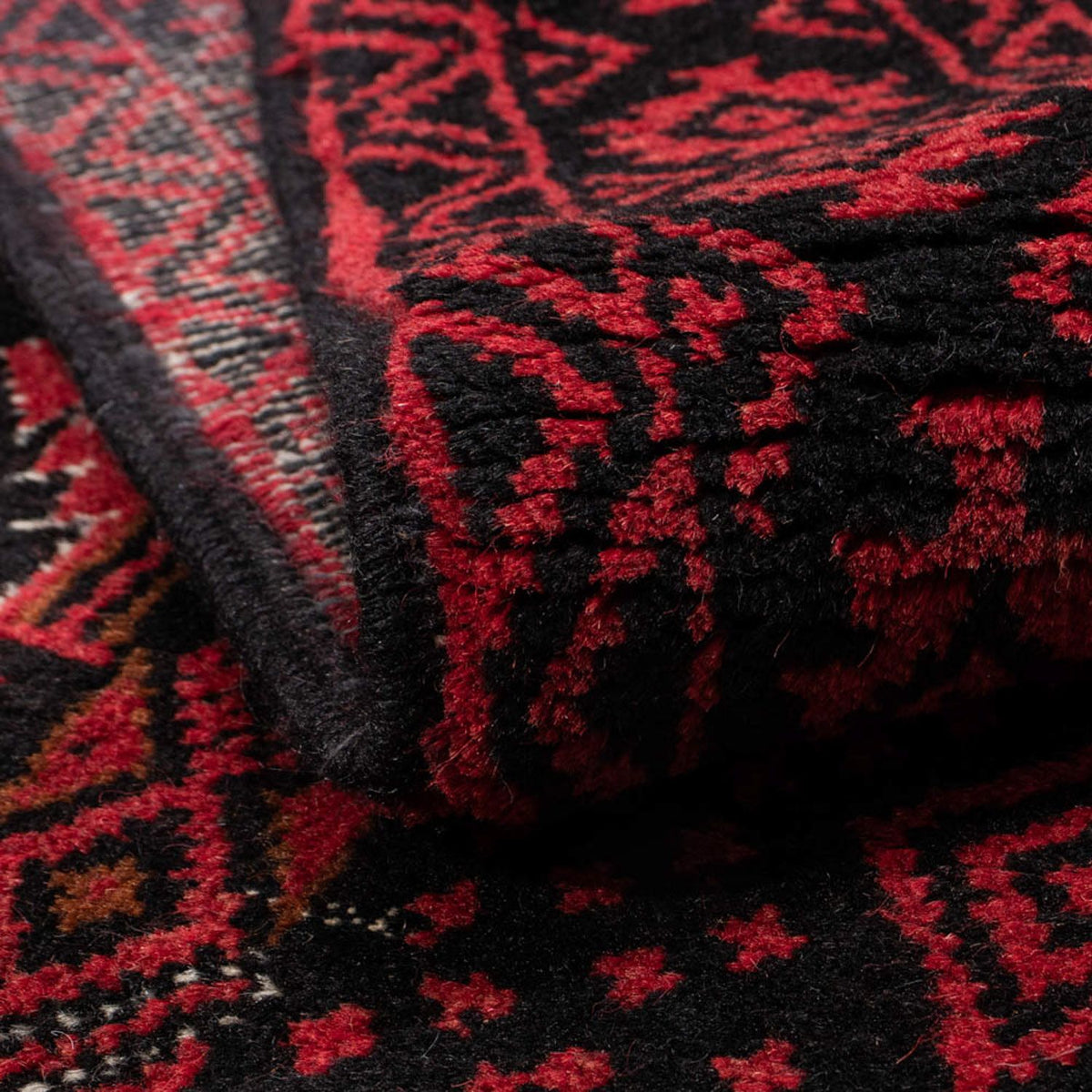 Biegacz Dywan beludżycki - 182 x 102 cm - ciemna czerwień