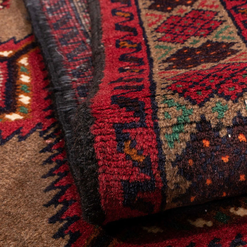 Biegacz Dywan beludżycki - 179 x 101 cm - czerwony