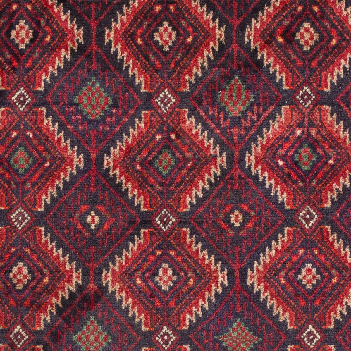 Dywan beludżycki - 158 x 95 cm - ciemnoniebieski