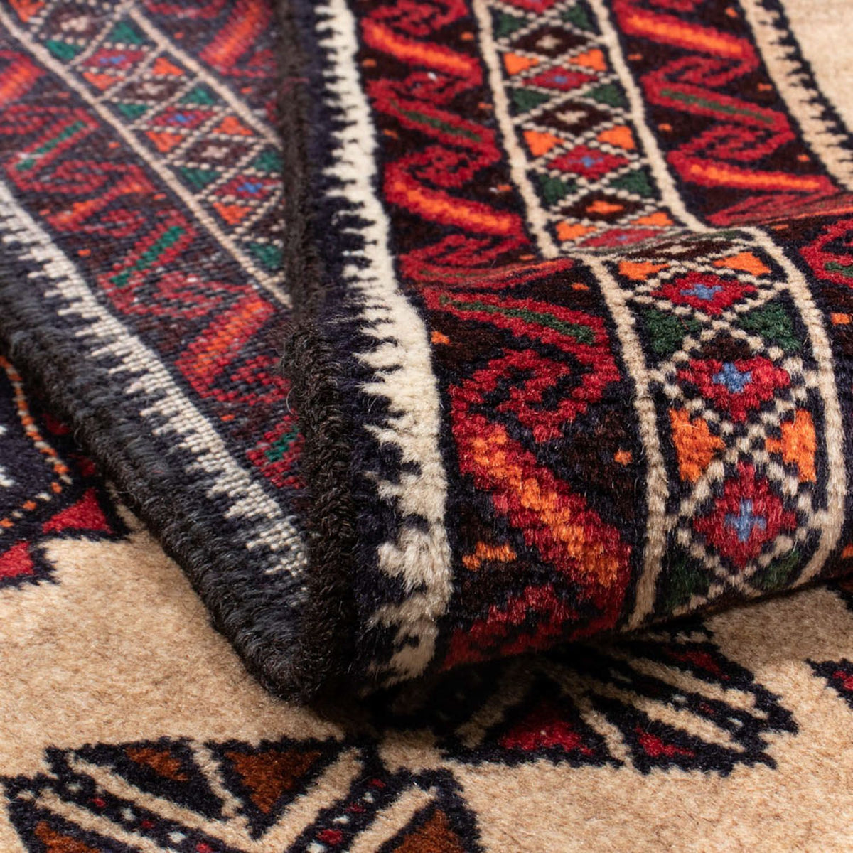 Dywan beludżycki - 189 x 108 cm - beżowy