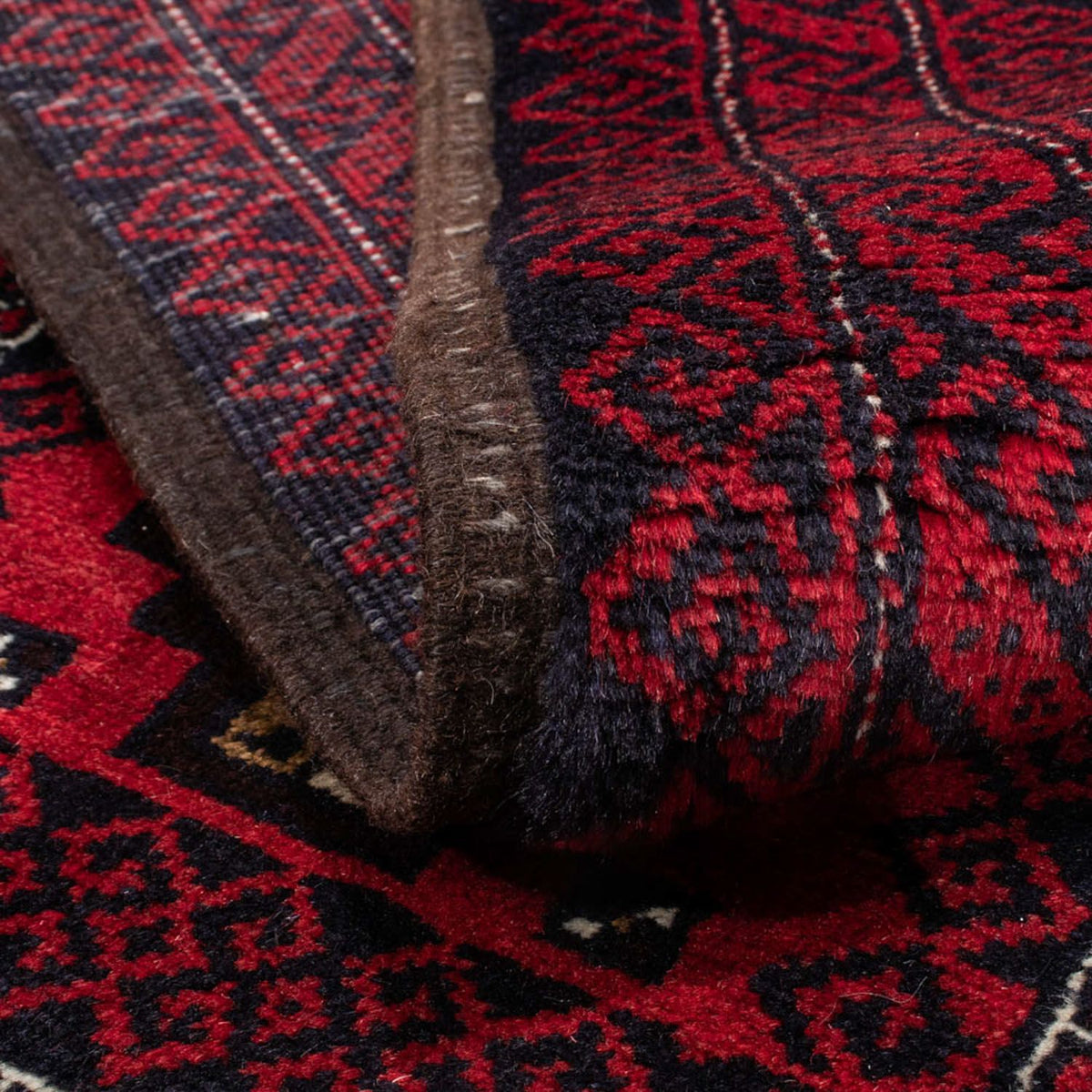 Biegacz Dywan beludżycki - 175 x 95 cm - ciemna czerwień