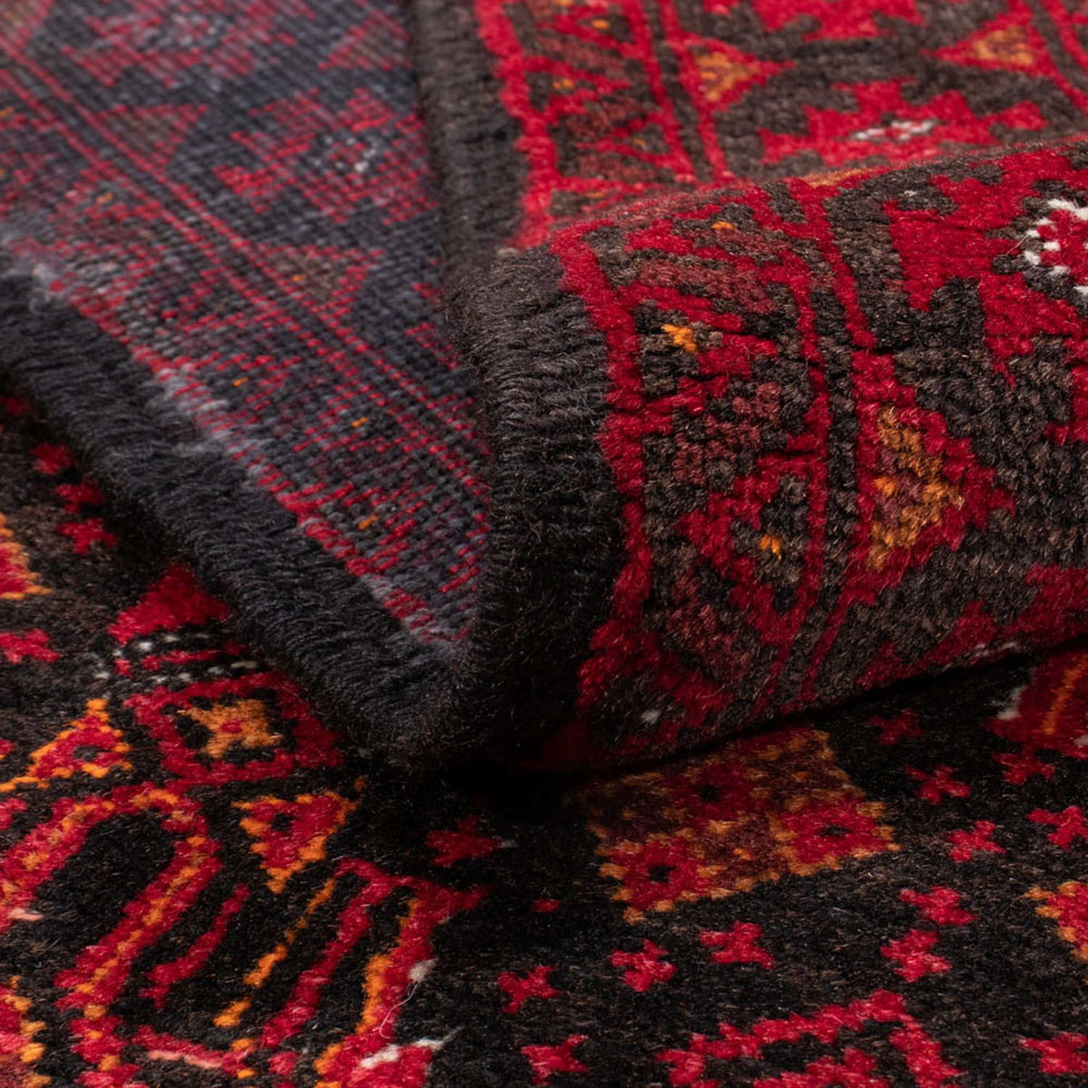 Biegacz Dywan beludżycki - 194 x 105 cm - czerwony