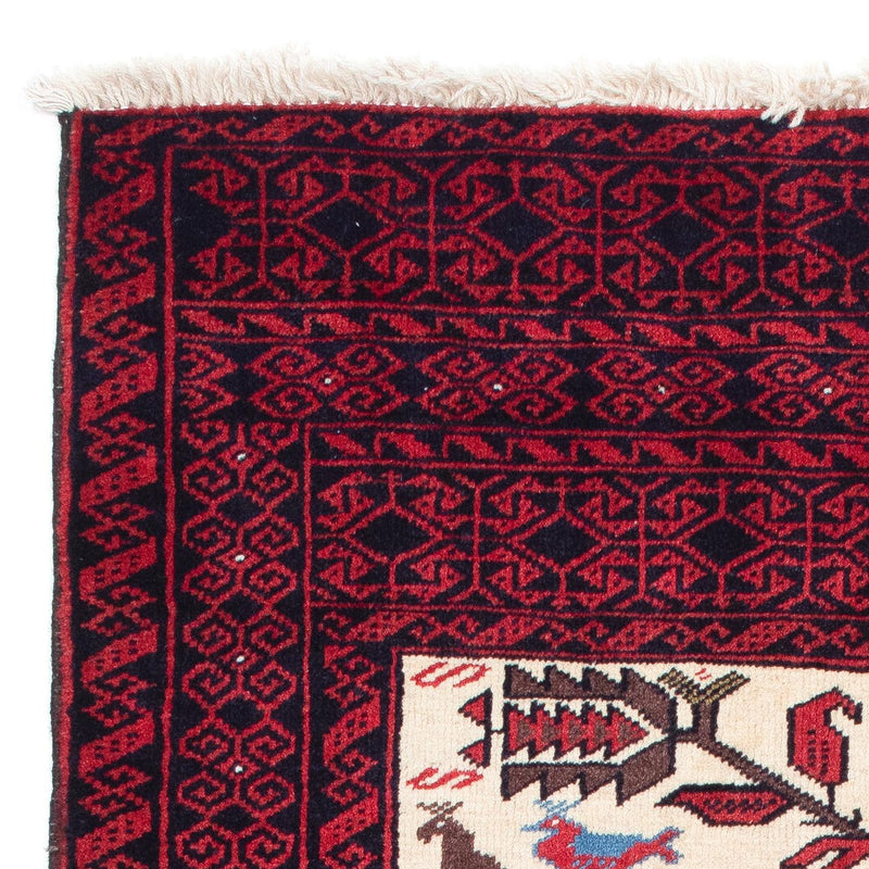 Dywan beludżycki - 167 x 92 cm - beżowy