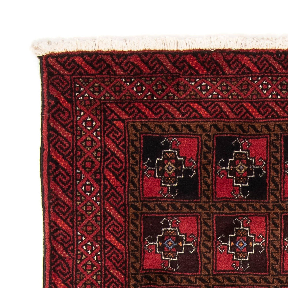 Biegacz Dywan beludżycki - 197 x 104 cm - czerwony