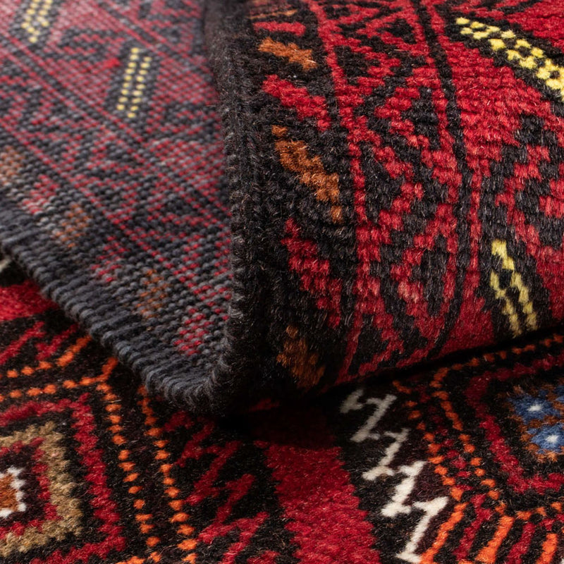 Biegacz Dywan beludżycki - 194 x 102 cm - czerwony