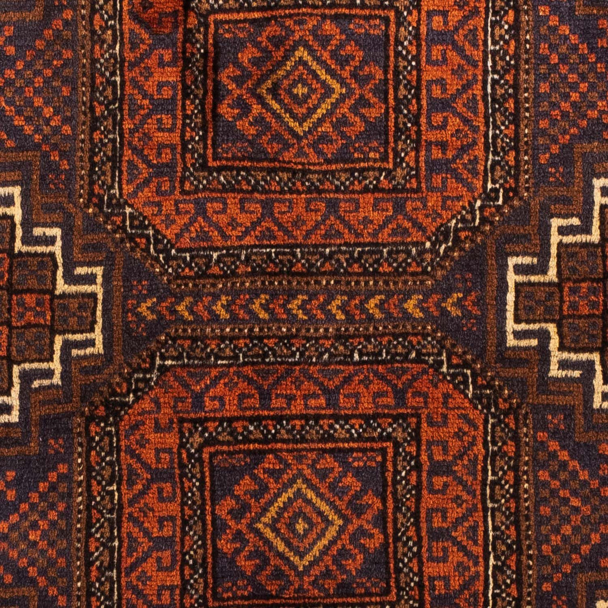 Dywan beludżycki - 160 x 90 cm - brązowy