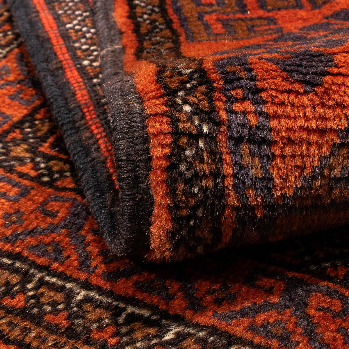 Dywan beludżycki - 160 x 90 cm - brązowy