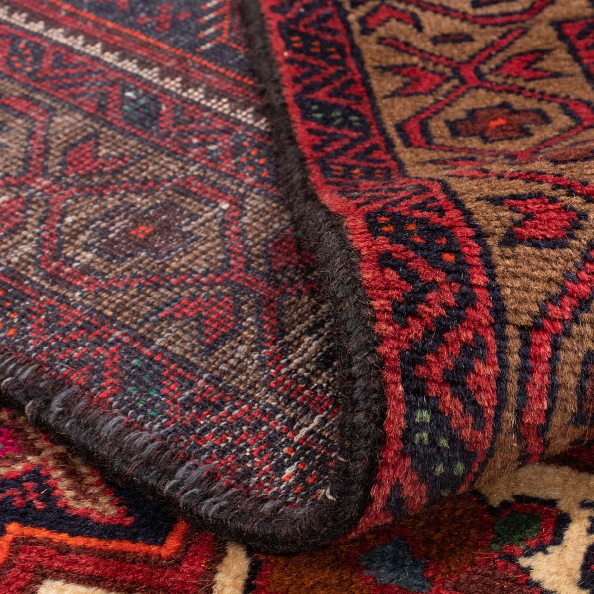 Biegacz Dywan beludżycki - 182 x 103 cm - czerwony