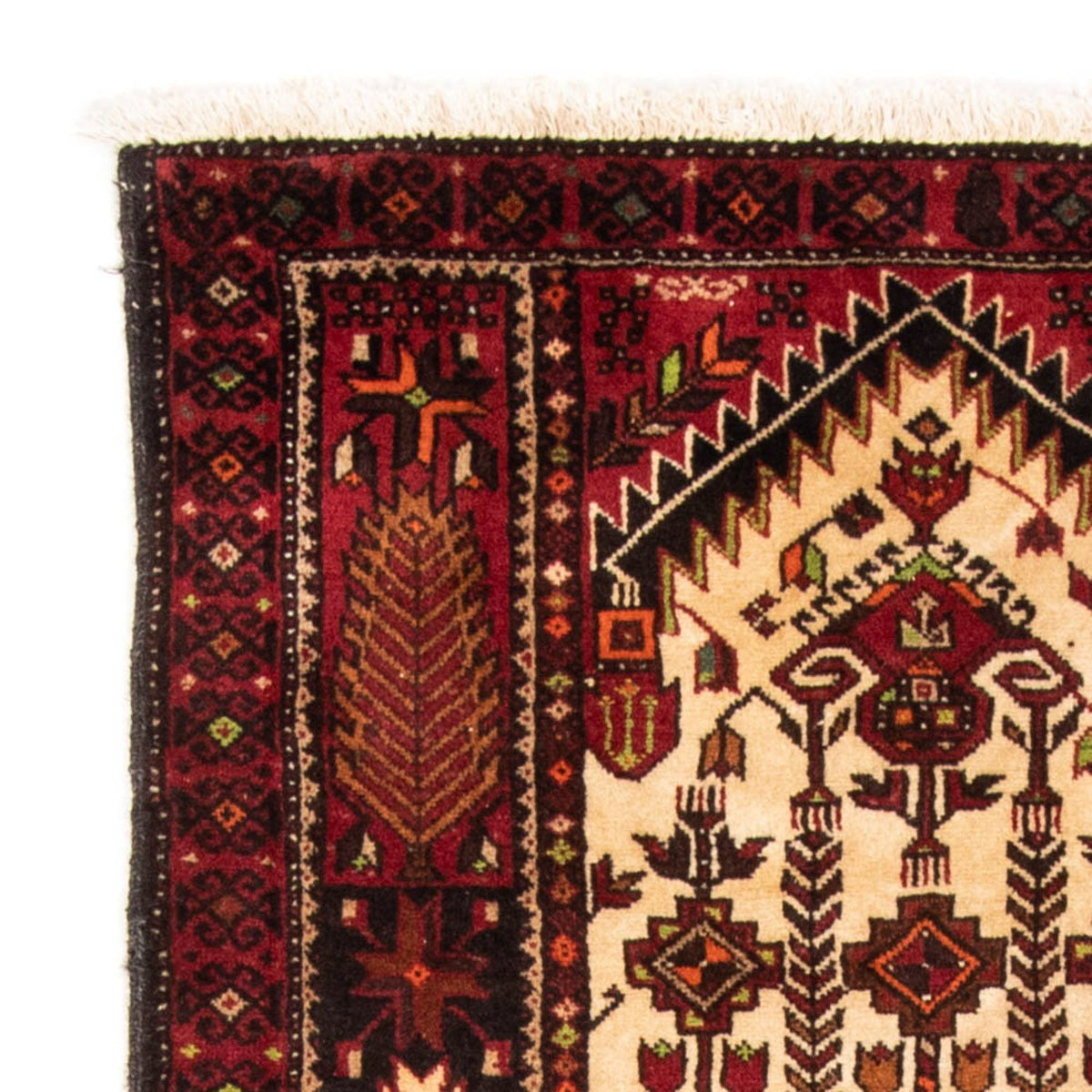 Biegacz Dywan beludżycki - 187 x 102 cm - czerwony