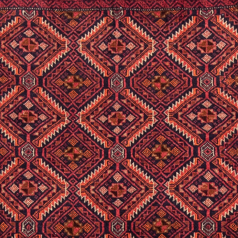 Biegacz Dywan beludżycki - 190 x 105 cm - czerwony