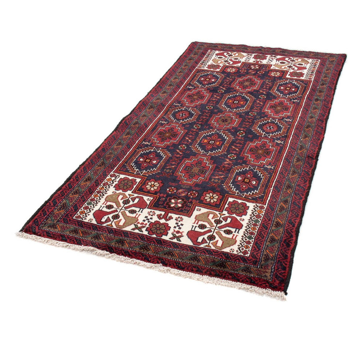 Biegacz Dywan beludżycki - 188 x 100 cm - czerwony