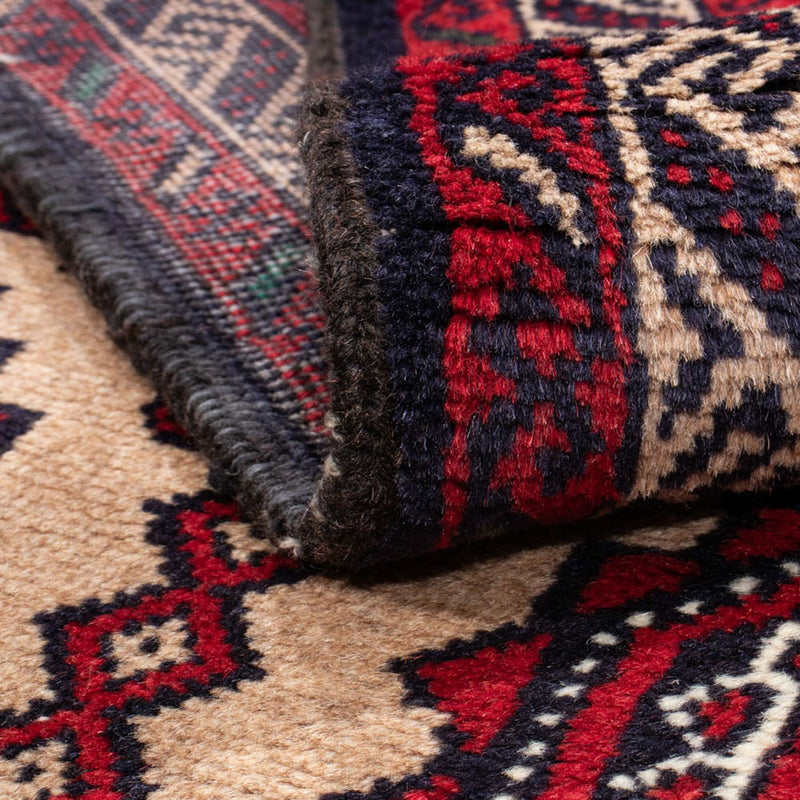 Biegacz Dywan beludżycki - 192 x 103 cm - czerwony