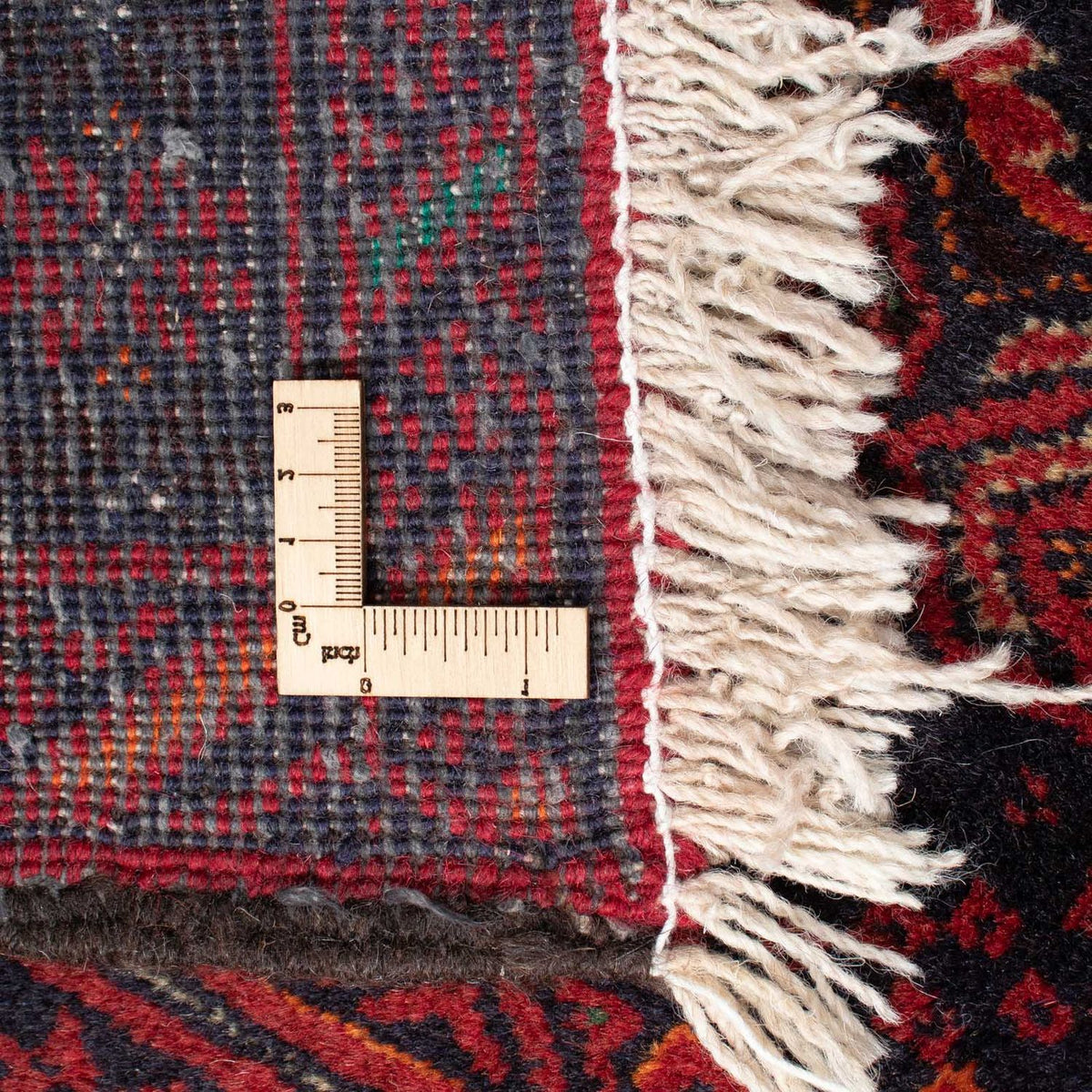 Dywan beludżycki - 169 x 136 cm - ciemna czerwień