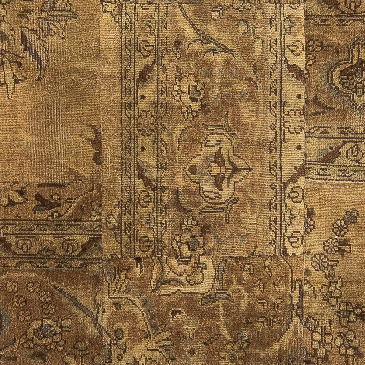 Dywan patchworkowy - 207 x 128 cm - wielokolorowy