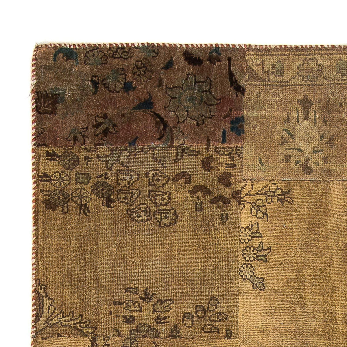 Dywan patchworkowy - 207 x 128 cm - wielokolorowy