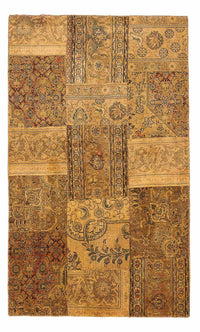Dywan patchworkowy - 205 x 131 cm - wielokolorowy