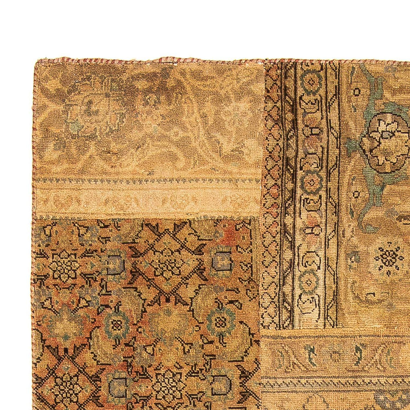 Dywan patchworkowy 205x131cm - Perserteppich Wollteppich
