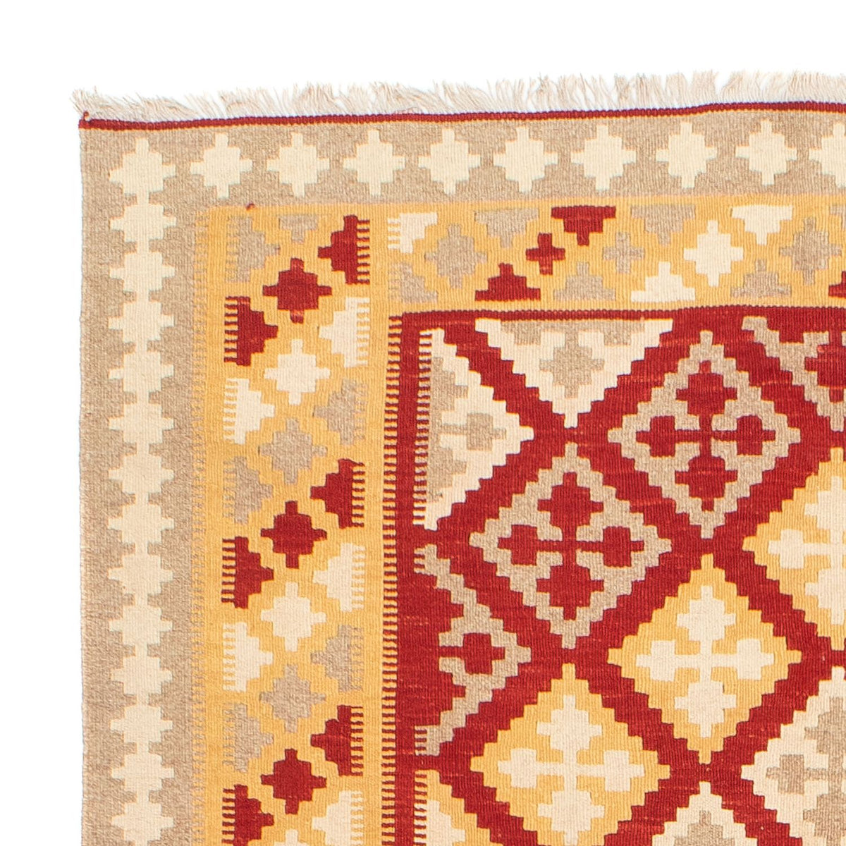 Dywan Kelim - Orientalny - 216 x 153 cm - wielokolorowy