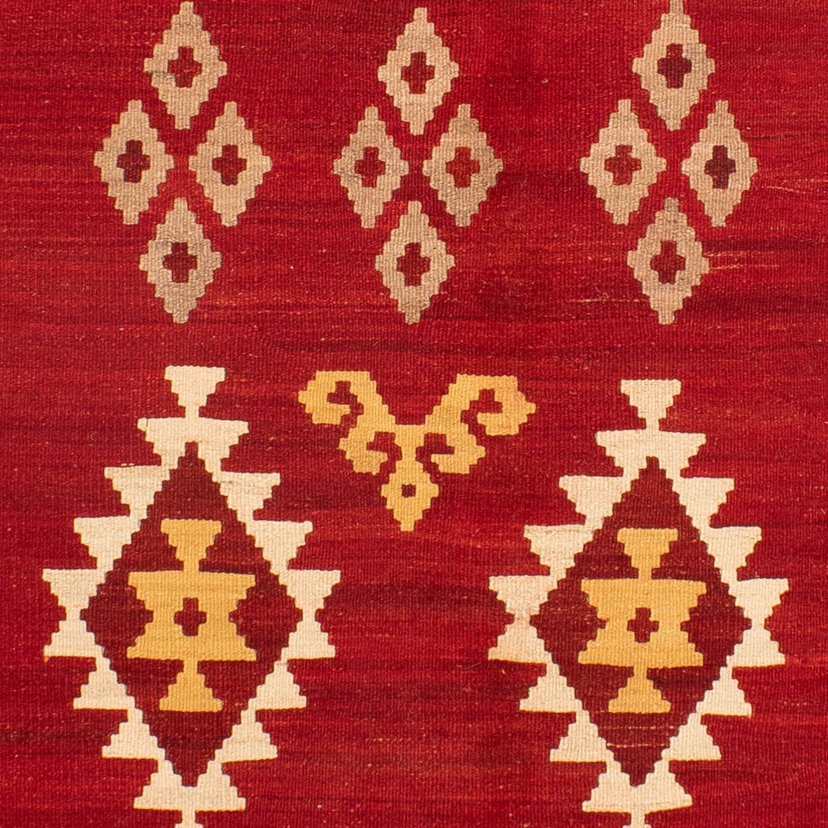 Dywan Kelim - Orientalny - 252 x 178 cm - ciemna czerwień