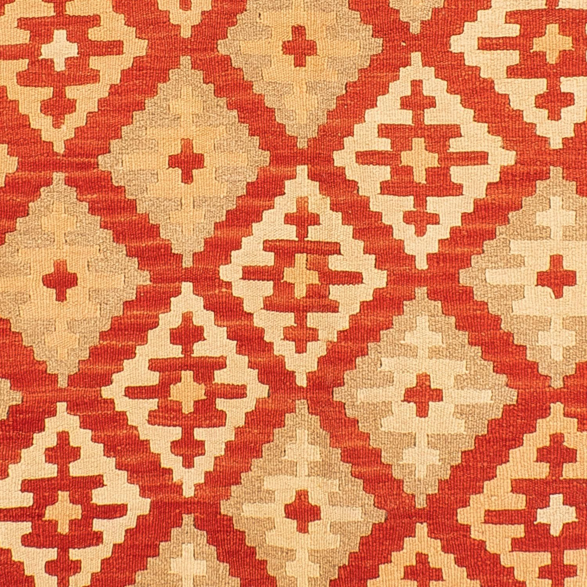 Dywan Kelim - Orientalny - 206 x 152 cm - ciemna czerwień