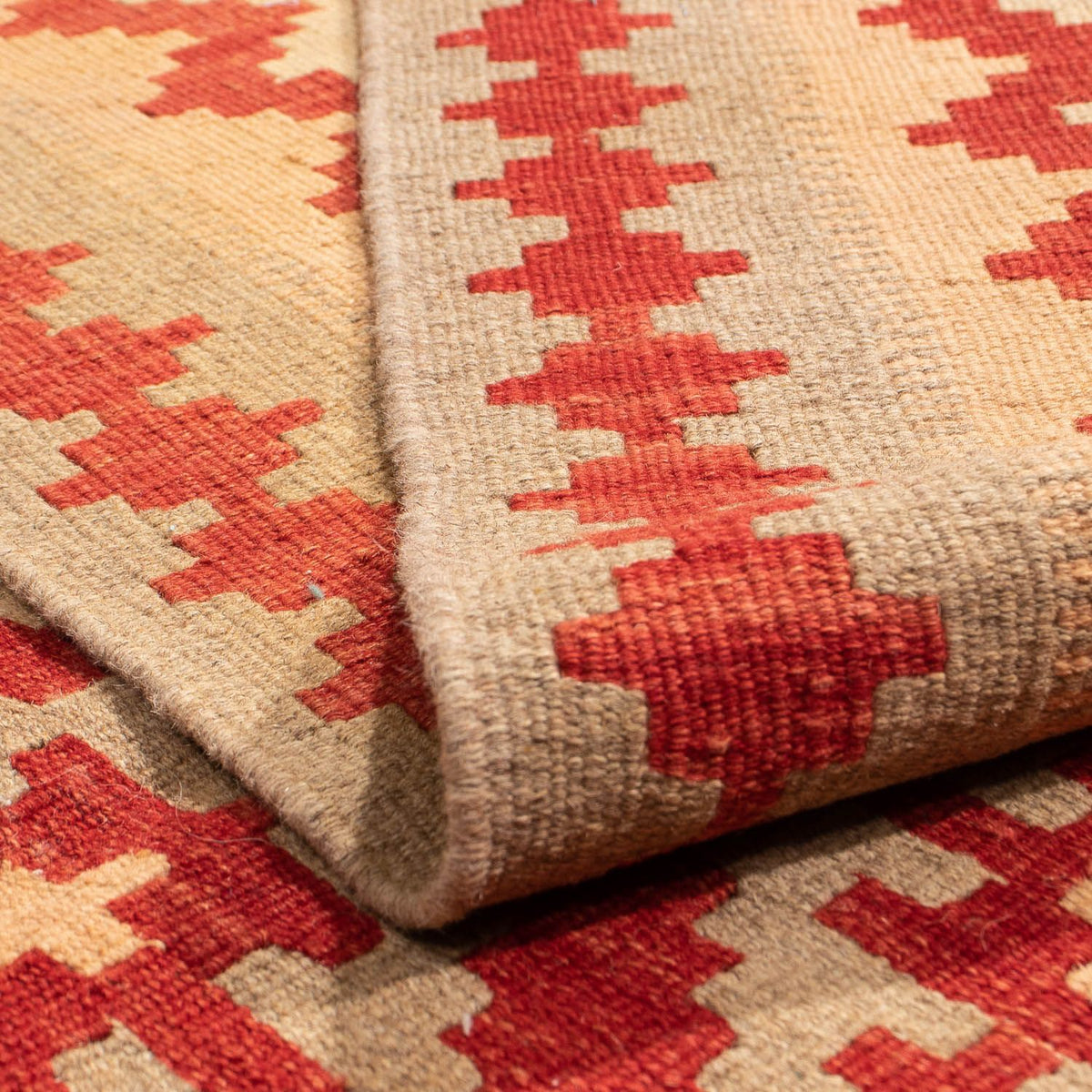 Dywan Kelim - Orientalny - 206 x 152 cm - ciemna czerwień