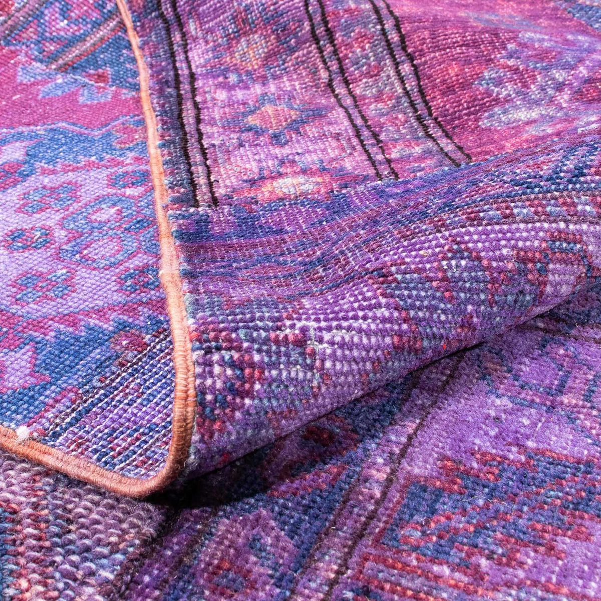 Dywan patchworkowy - 291 x 210 cm - wielokolorowy