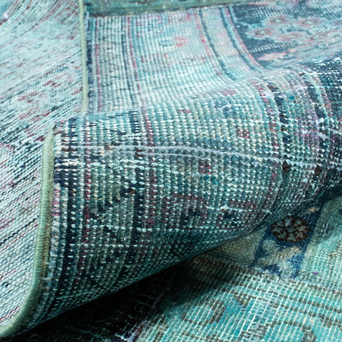 Dywan patchworkowy - 299 x 238 cm - wielokolorowy