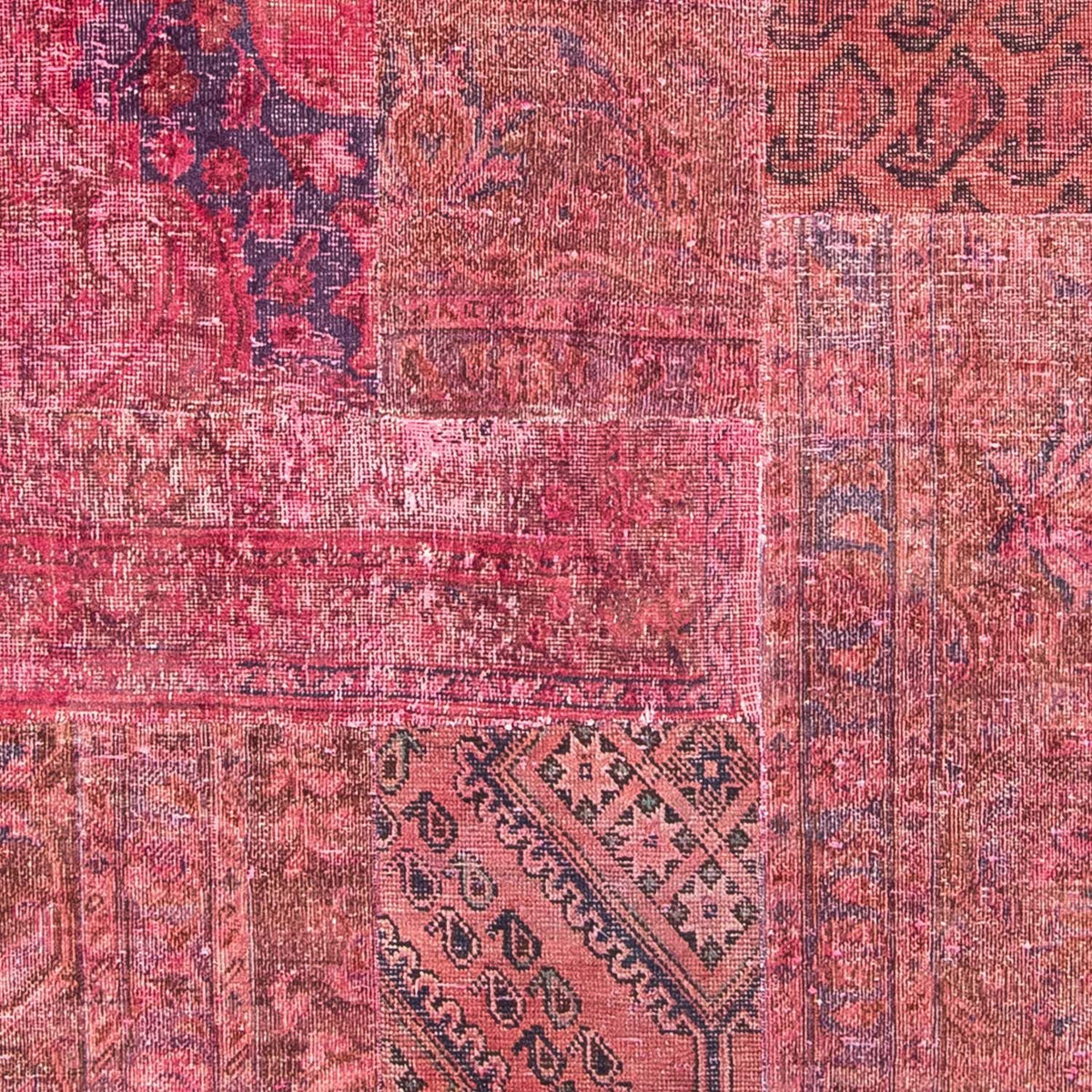 Dywan patchworkowy - 239 x 152 cm - wielokolorowy