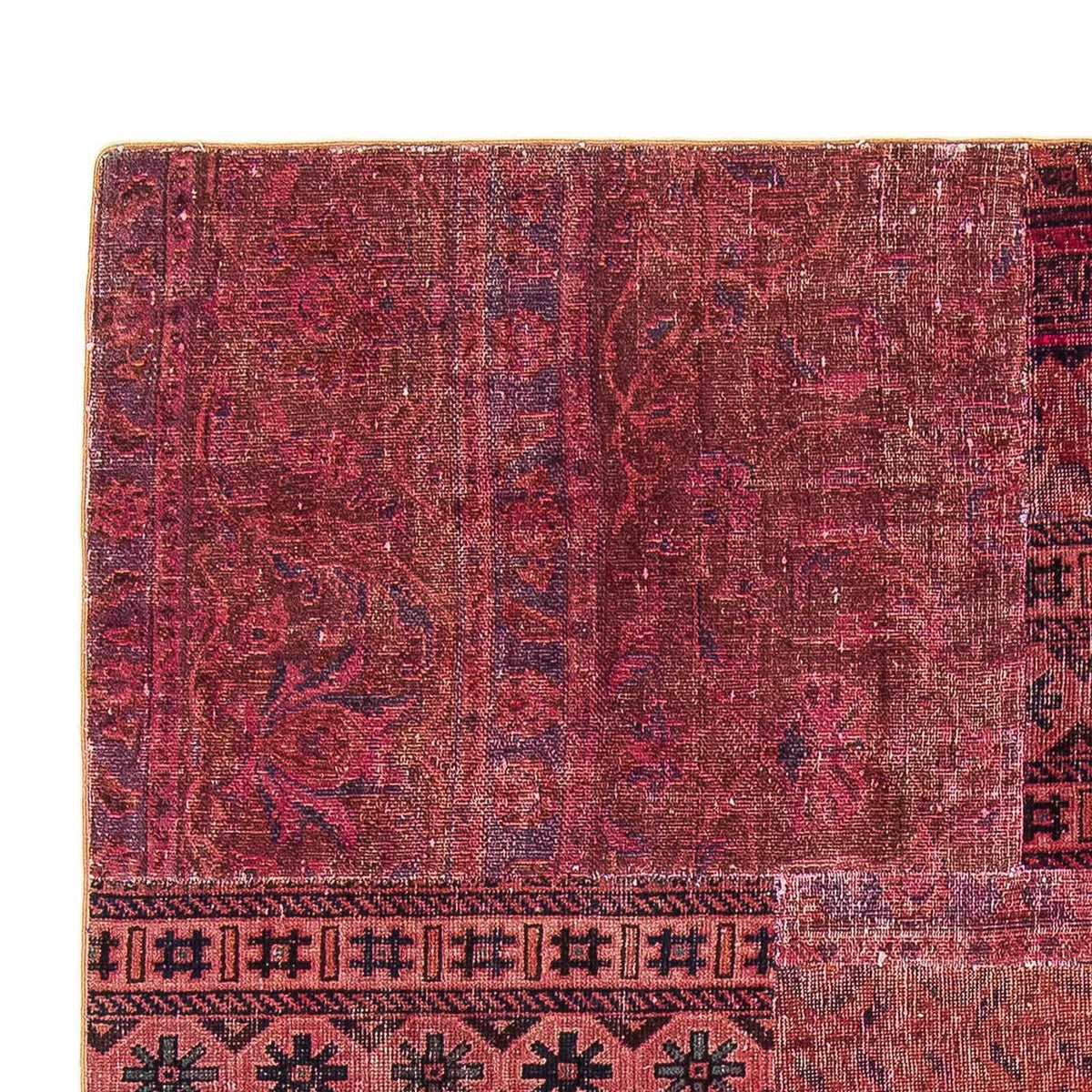 Dywan patchworkowy 151x241cm - Dywan wełniany