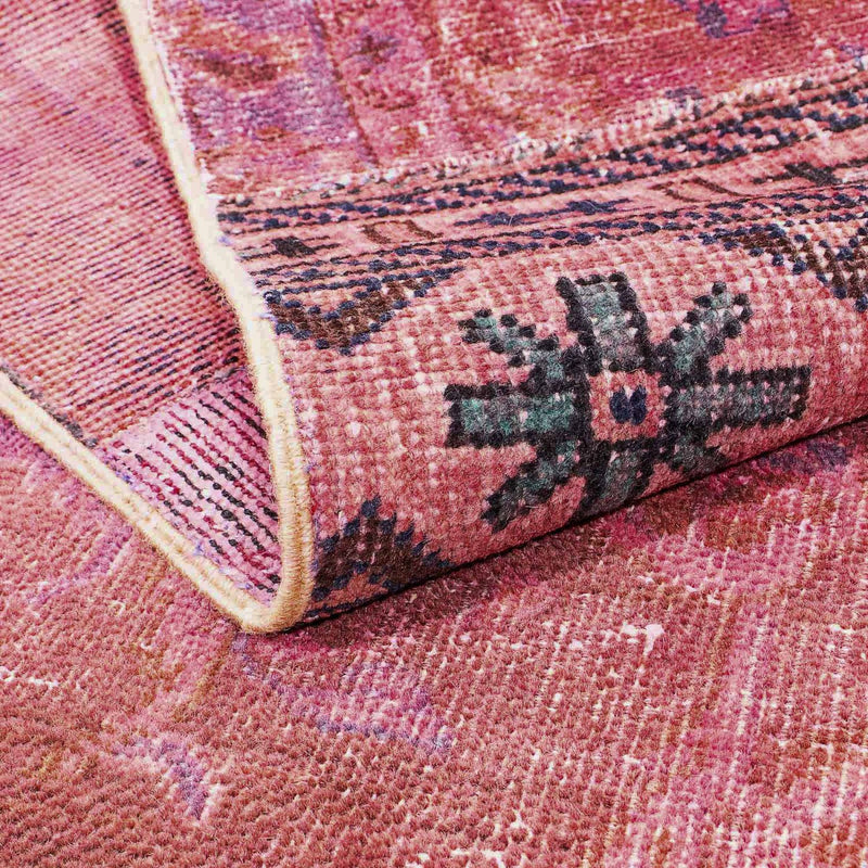 Dywan patchworkowy - 241 x 151 cm - wielokolorowy