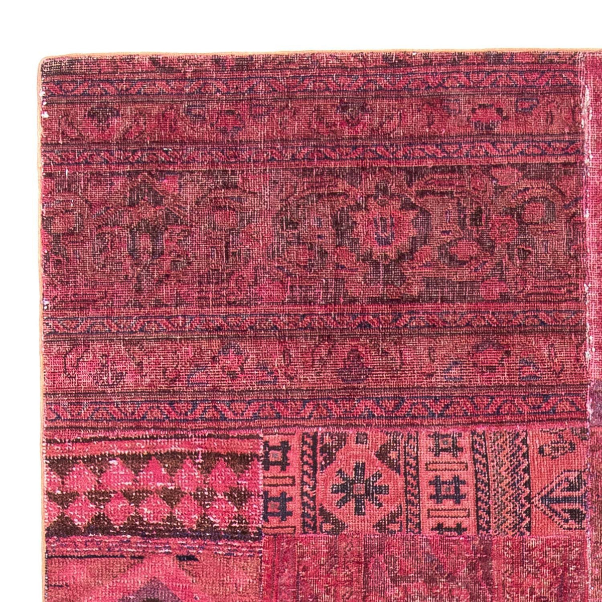 Dywan patchworkowy - 237 x 151 cm - wielokolorowy