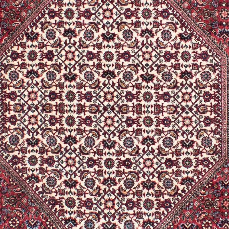 Biegacz Dywan perski - Bijar - 306 x 91 cm - beżowy