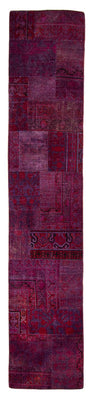Biegacz Dywan Ziegler - Kazak - 355 x 76 cm - fioletowy