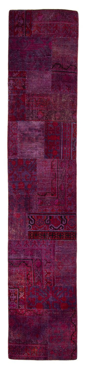 Biegacz Dywan Ziegler - Kazak - 355 x 76 cm - fioletowy
