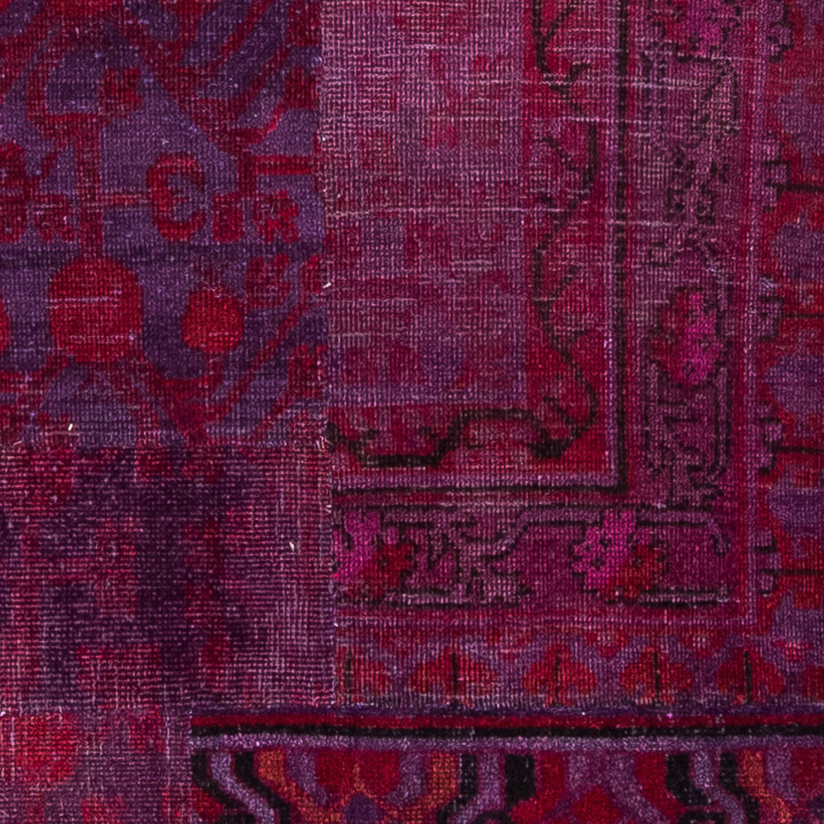 Biegacz Dywan Ziegler - Kazak - 355 x 76 cm - fioletowy