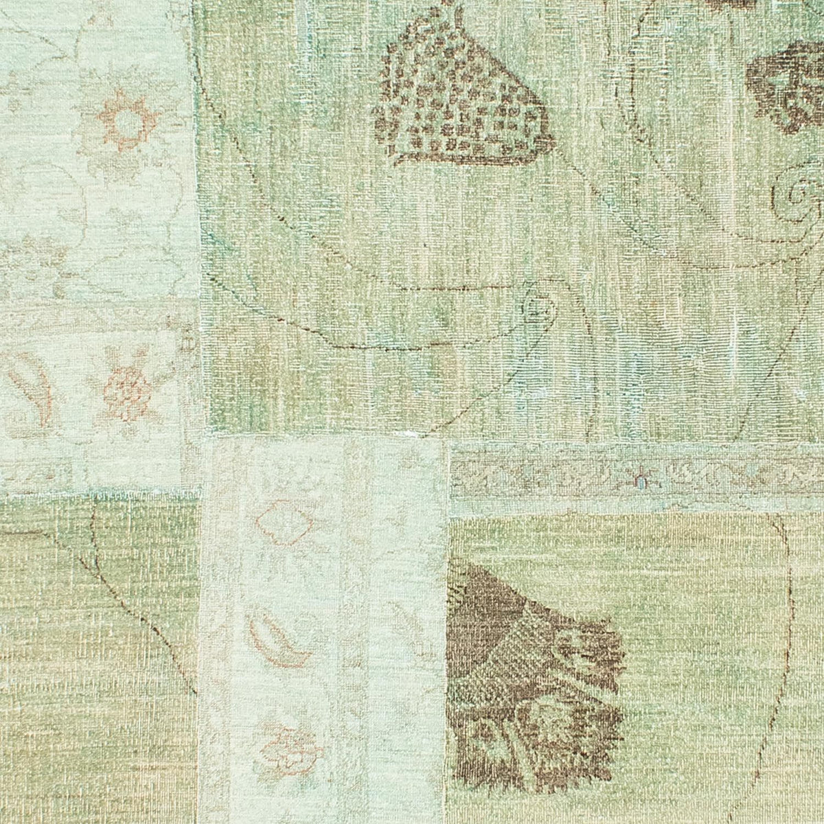 Dywan patchworkowy - 292 x 190 cm - wielokolorowy