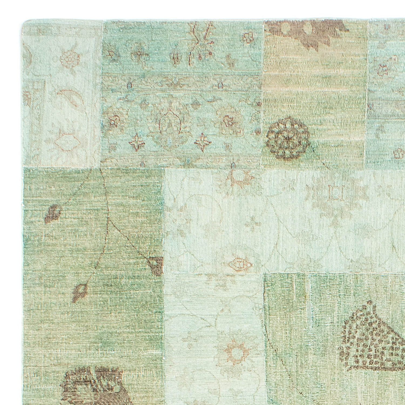 Dywan patchworkowy 292x190cm - Perserteppich Wollteppich