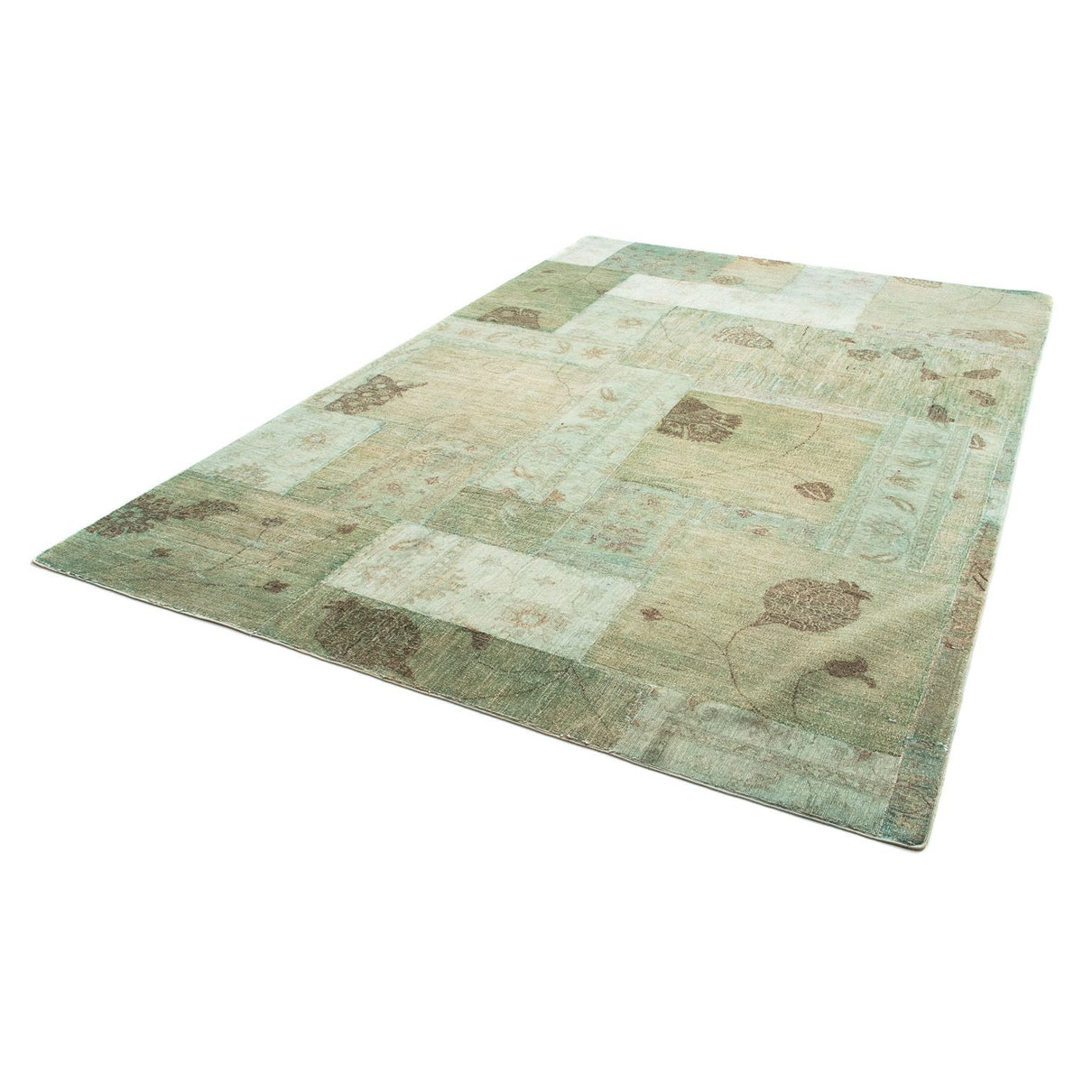 Dywan patchworkowy - 292 x 190 cm - wielokolorowy