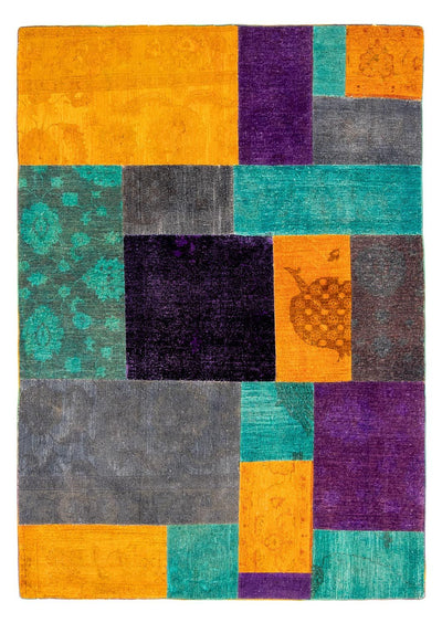 Dywan patchworkowy 164x232cm - Perserteppich Wollteppich